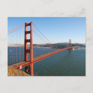 Golden Gate Bridge in San Francisco Postkarte