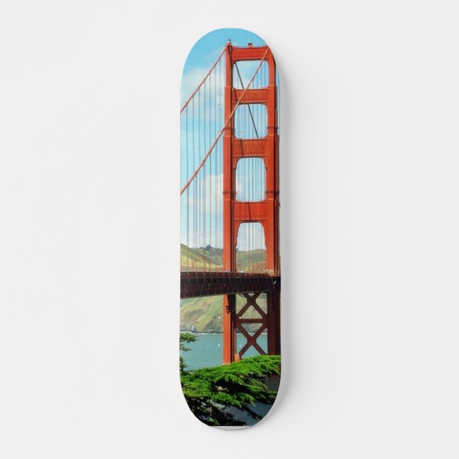 Golden gate bridge in San Francisco Skateboard (Vorne)