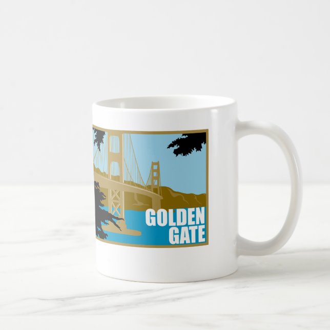Golden gate bridge kaffeetasse (Rechts)