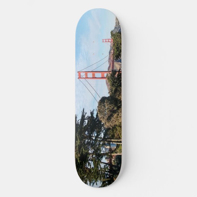 Golden Gate Bridge, Kalifornien CA Skateboard (Vorderseite)