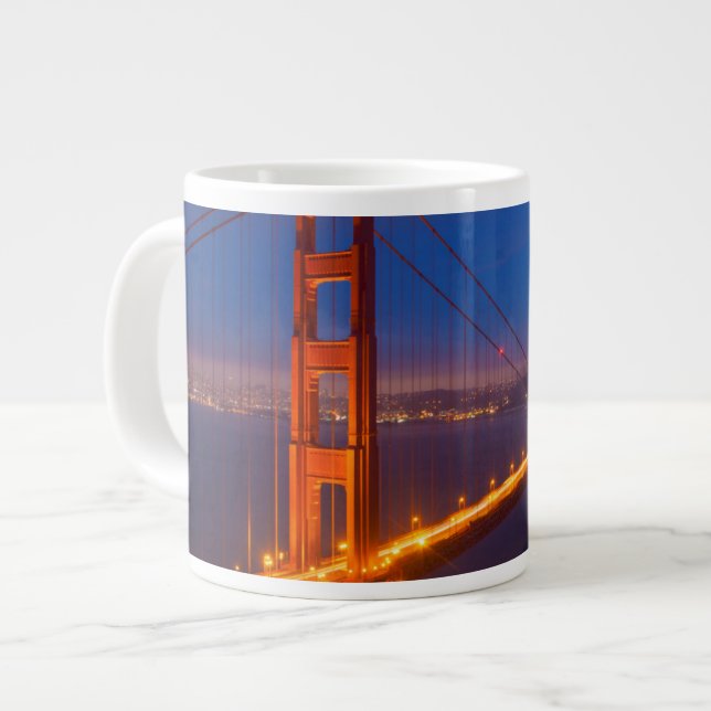 Golden Gate Bridge, Kalifornien Jumbo-Tasse (Vorderseite Links)