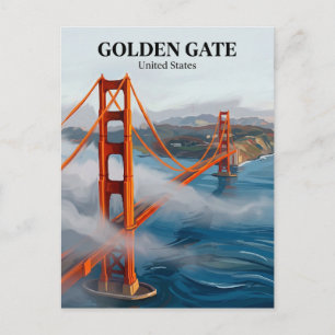 Golden Gate Bridge Kalifornien Postkarte