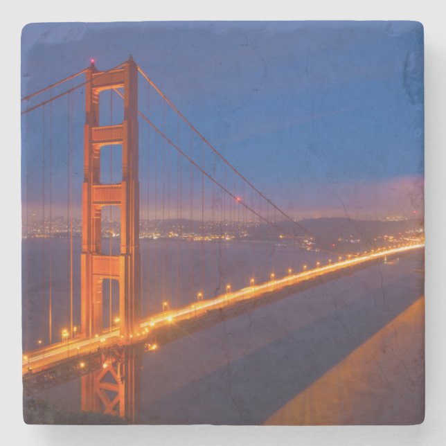 Golden Gate Bridge, Kalifornien Steinuntersetzer (Vorderseite)