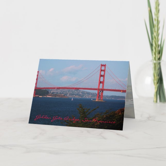 Golden gate bridge-Karte Karte (Vorderseite)