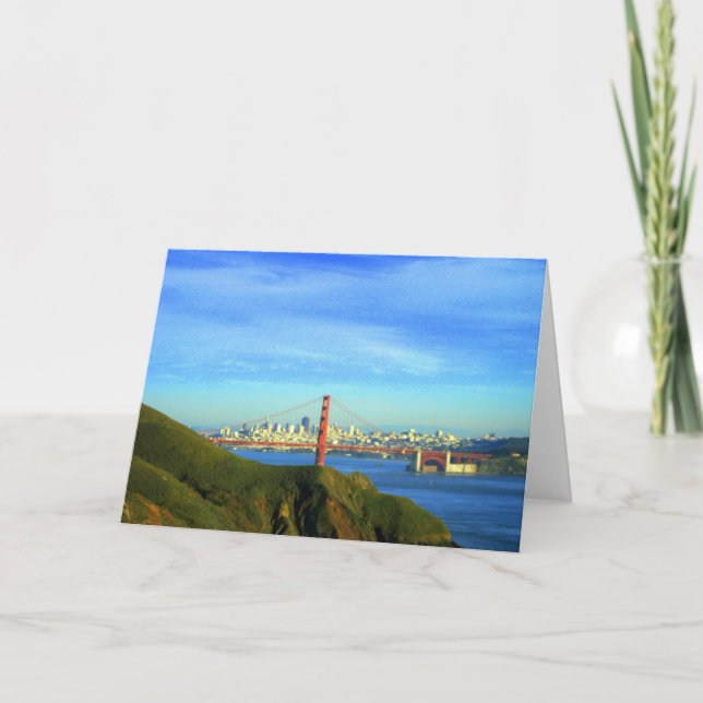 Golden gate bridge-Karte Karte (Vorderseite)