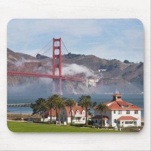 Golden gate bridge-Küstenwachstation Mousepad