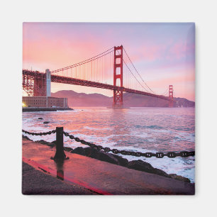 Golden Gate Bridge, landschaftliches Foto, Magnet