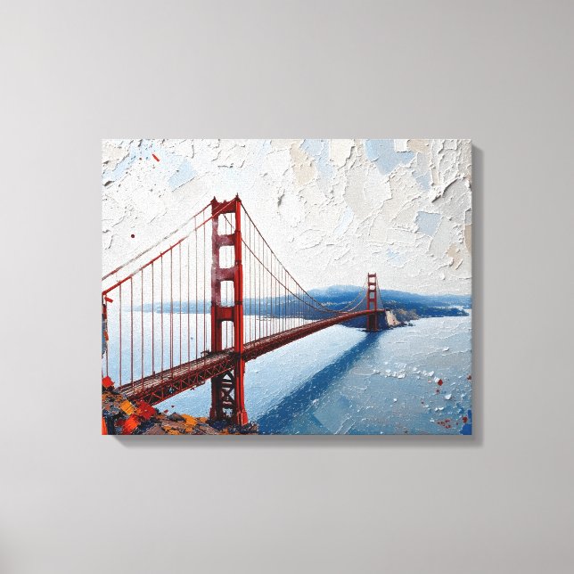 Golden Gate Bridge Leinwand (Vorderseite)