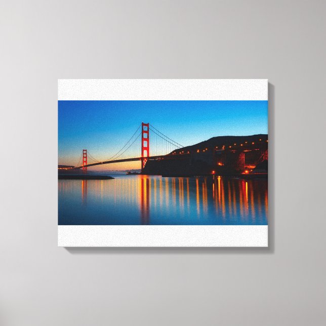 Golden Gate Bridge Leinwanddruck (Vorderseite)