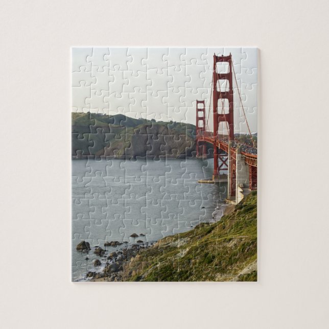 Golden Gate Bridge mit Blick auf den Landkreis von Puzzle (Vertikal)