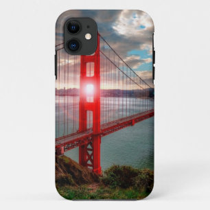 Golden gate bridge mit Sun, der durch scheint Case-Mate iPhone Hülle