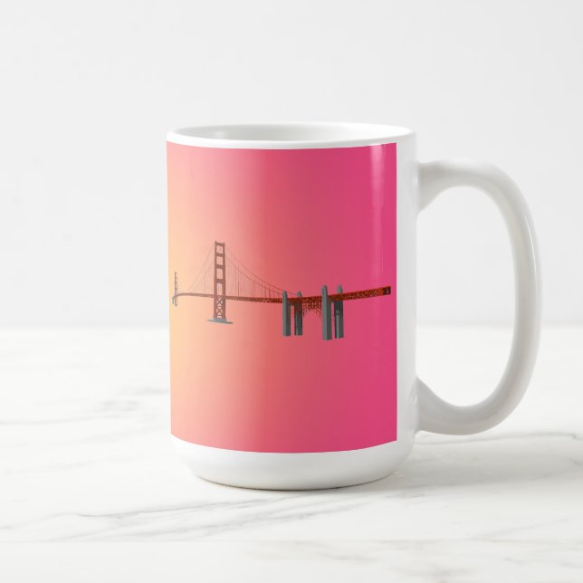 Golden gate bridge: Modell 3D: Kaffee-Tasse Kaffeetasse (Rechts)
