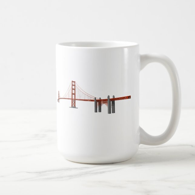 Golden gate bridge: Modell 3D: Kaffeetasse (Rechts)