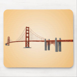 Golden gate bridge: Modell 3D: Mousepad