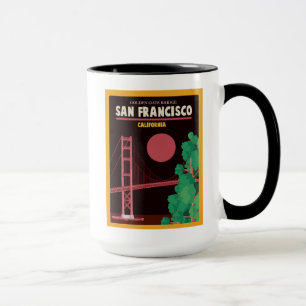 Golden gate bridge nachts tasse