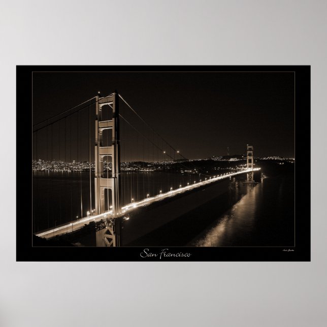 Golden Gate Bridge Poster (Vorne)