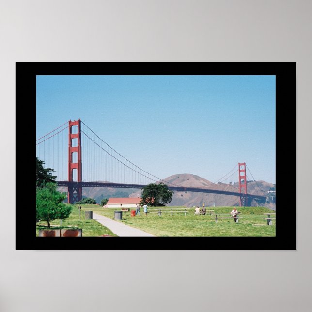 Golden Gate Bridge Poster (Vorne)