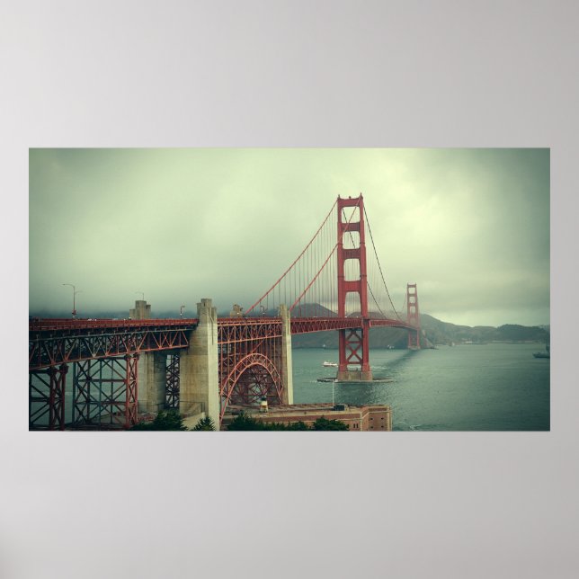 Golden Gate Bridge Poster (Vorne)