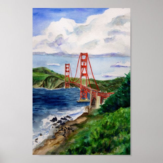 Golden Gate Bridge Poster (Vorne)