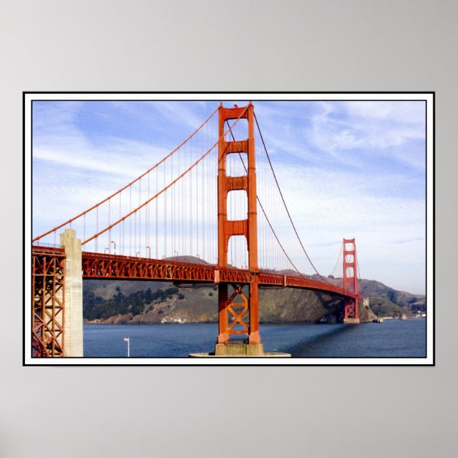 Golden Gate Bridge Poster (Vorne)