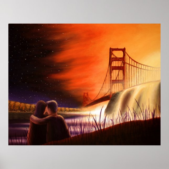 Golden Gate Bridge Poster (Vorne)