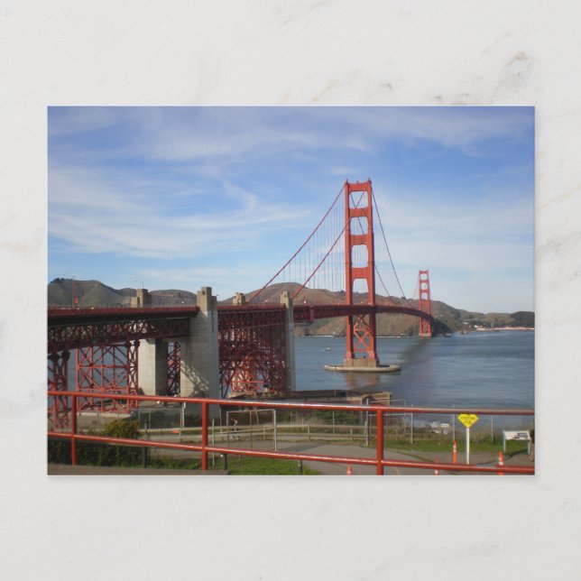 Golden Gate Bridge Postkarte (Vorderseite)