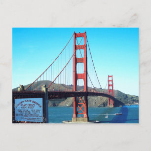 Golden Gate Bridge Postkarte