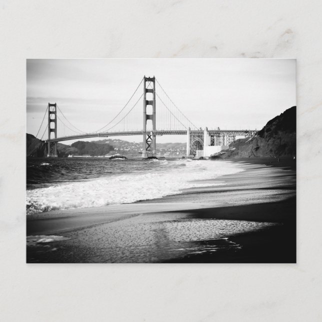 Golden Gate Bridge Postkarte (Vorderseite)