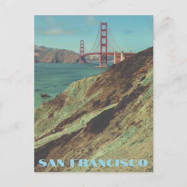 Golden Gate Bridge Postkarte (Vorderseite)