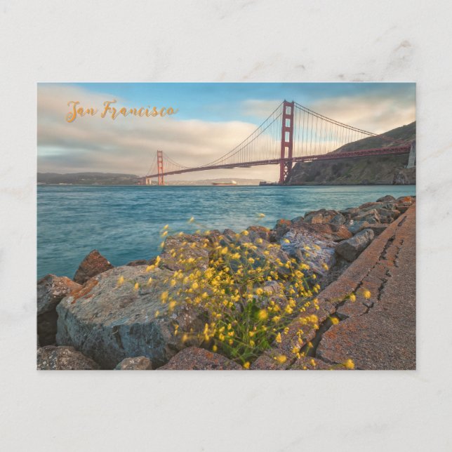 Golden Gate Bridge Postkarte (Vorderseite)