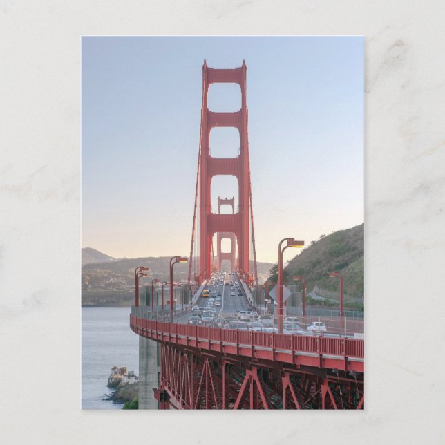 Golden Gate Bridge Postkarte (Vorderseite)