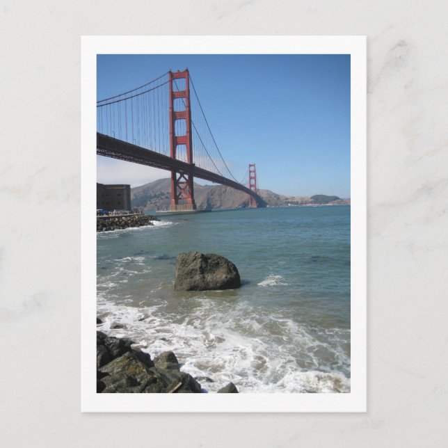 Golden gate bridge-Postkarte Postkarte (Vorderseite)