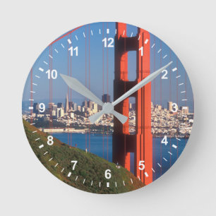Golden Gate Bridge Runde Wanduhr