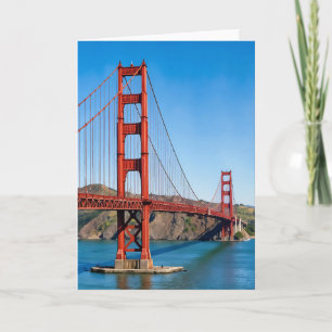 Golden Gate Bridge San Francisco Aquarell Karte
