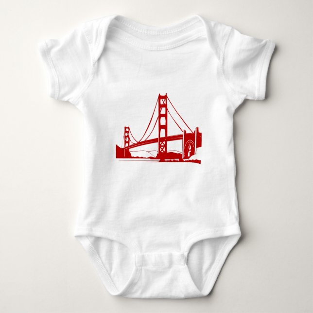Golden gate bridge - San Francisco, CA Baby Strampler (Vorderseite)