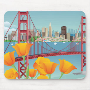Golden gate bridge San Francisco, CA Mousepad