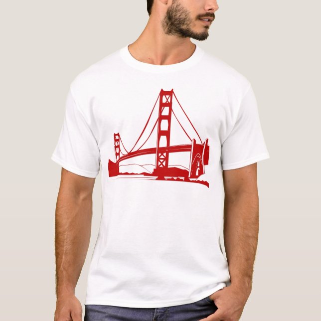 Golden gate bridge - San Francisco, CA T-Shirt (Vorderseite)