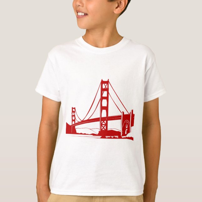 Golden gate bridge - San Francisco, CA T-Shirt (Vorderseite)