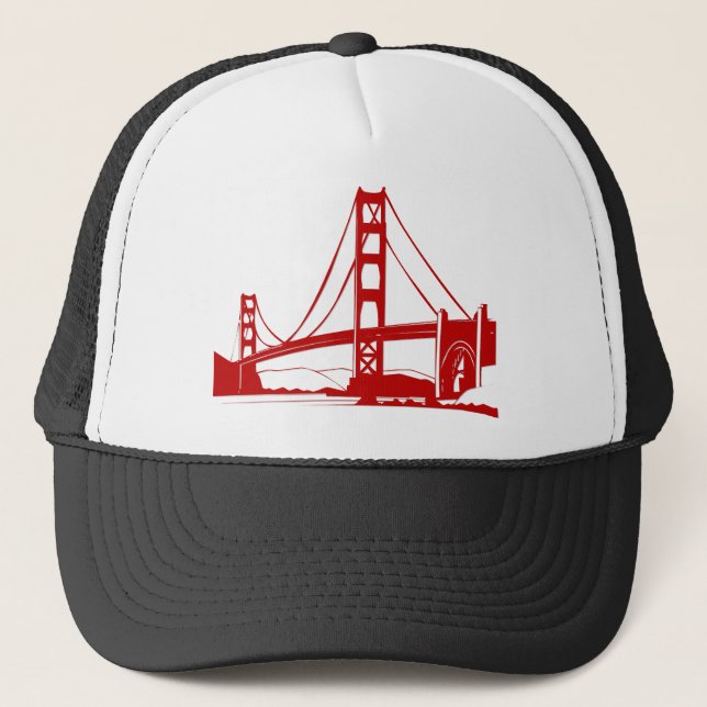 Golden gate bridge - San Francisco, CA Truckerkappe (Vorderseite)