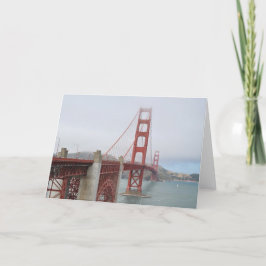 Golden gate bridge, San Francisco Feiertagskarte