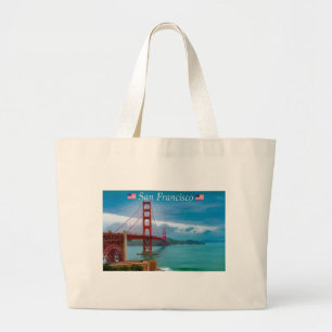Golden Gate Bridge San Francisco Jumbo Stoffbeutel
