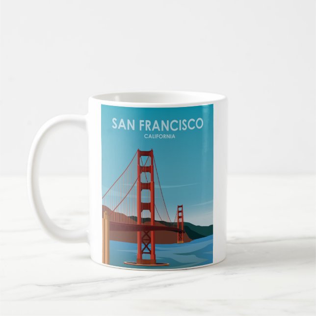 Golden Gate Bridge San Francisco Kaffeetasse (Links)