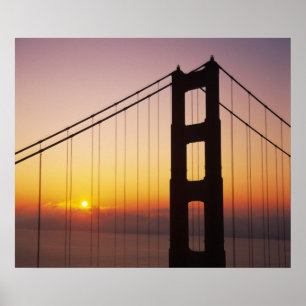 Golden Gate Bridge, San Francisco, Kalifornien, 3 Poster
