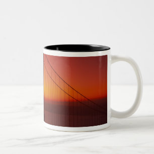 Golden Gate Bridge, San Francisco, Kalifornien, 9 Zweifarbige Tasse