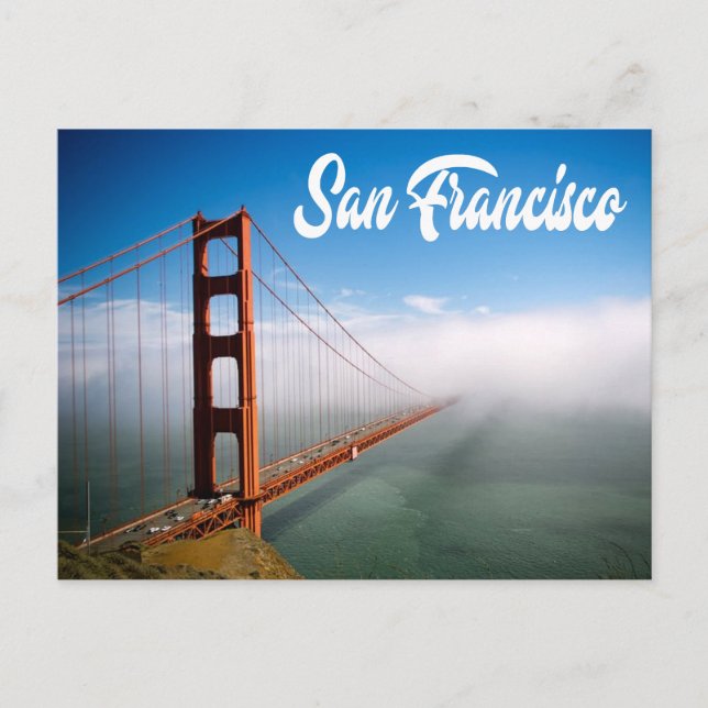 Golden Gate Bridge San Francisco, Kalifornien CA Postkarte (Vorderseite)