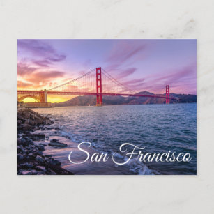 Golden Gate Bridge San Francisco, Kalifornien CA Postkarte