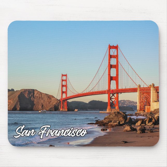 Golden Gate Bridge, San Francisco, Kalifornien Mousepad (Vorne)