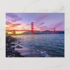 GOLDEN GATE BRIDGE, SAN FRANCISCO, KALIFORNIEN POSTKARTE