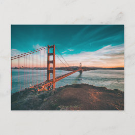 GOLDEN GATE BRIDGE, SAN FRANCISCO, KALIFORNIEN POSTKARTE