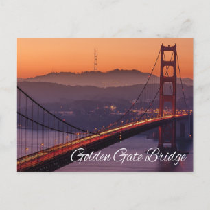 Golden Gate Bridge, San Francisco, Kalifornien, US Postkarte